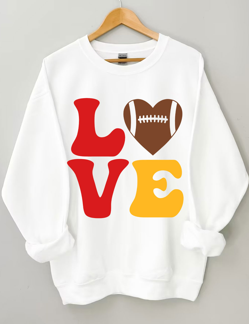 Love Kansas City Chiefs Football Sweatshirt