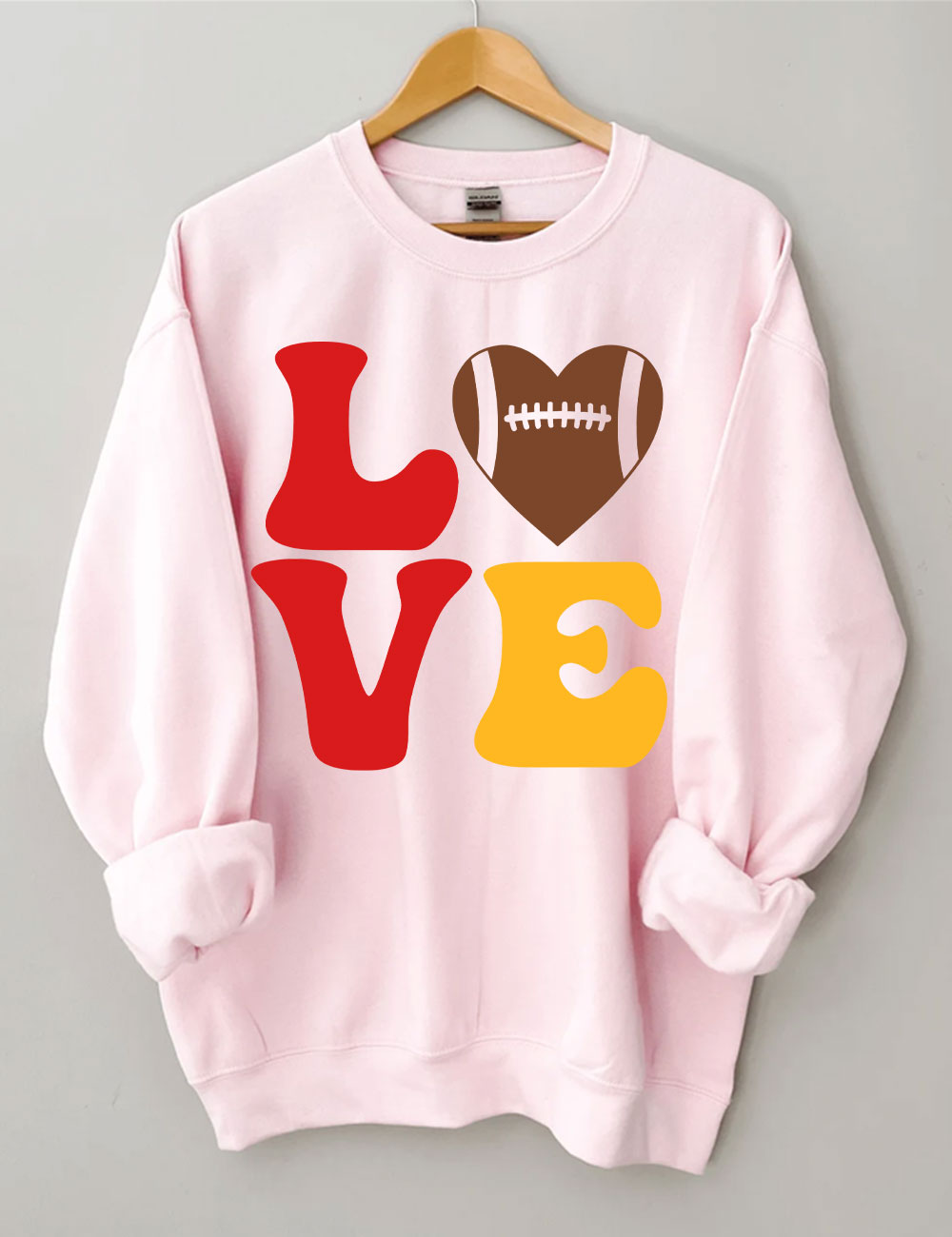 Love Kansas City Chiefs Football Sweatshirt