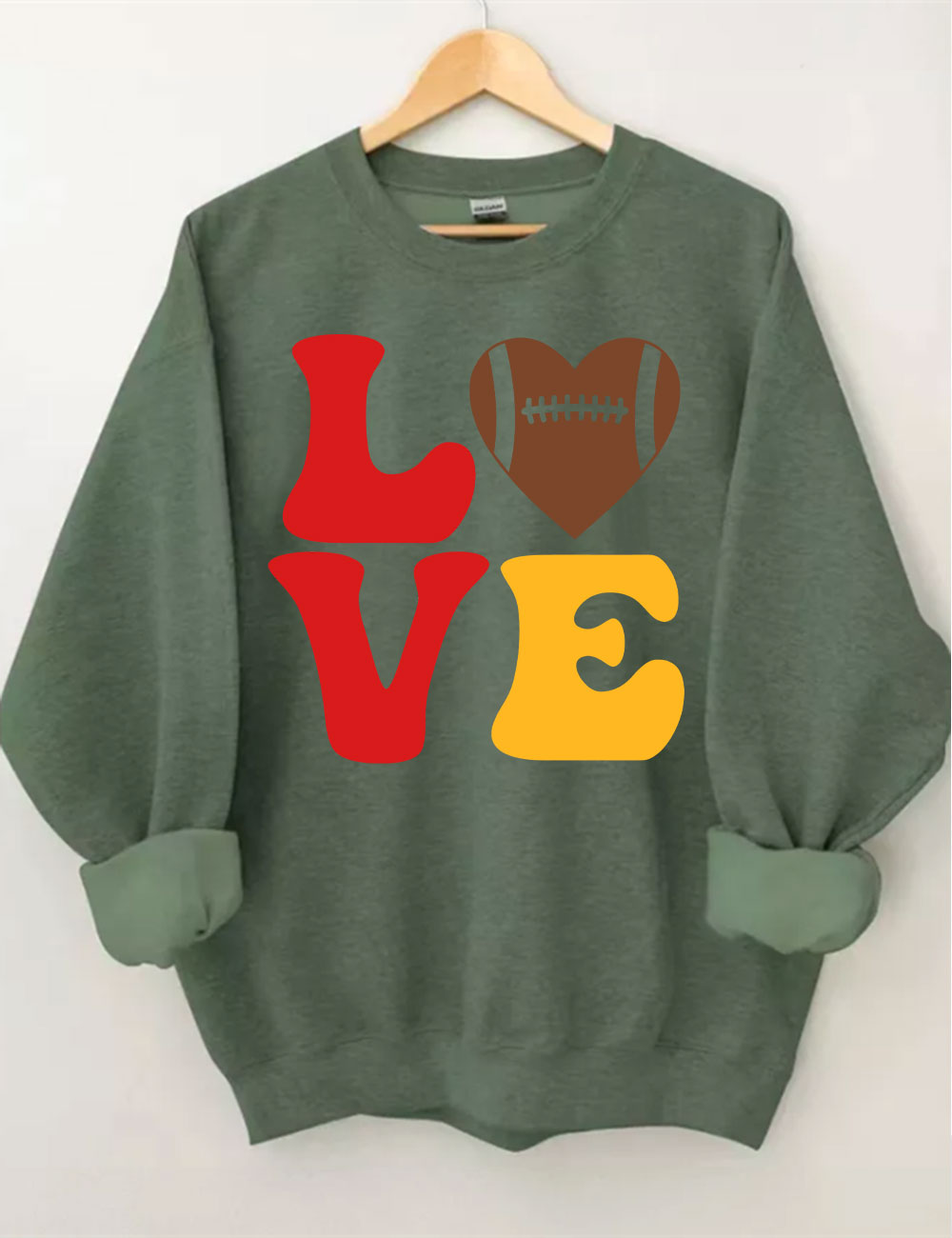 Love Kansas City Chiefs Football Sweatshirt