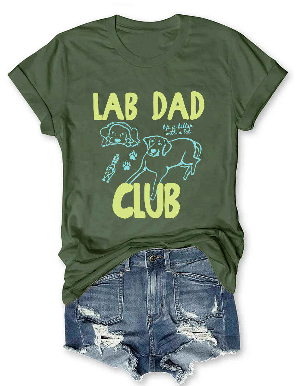 Lab Dad Club T-shirt