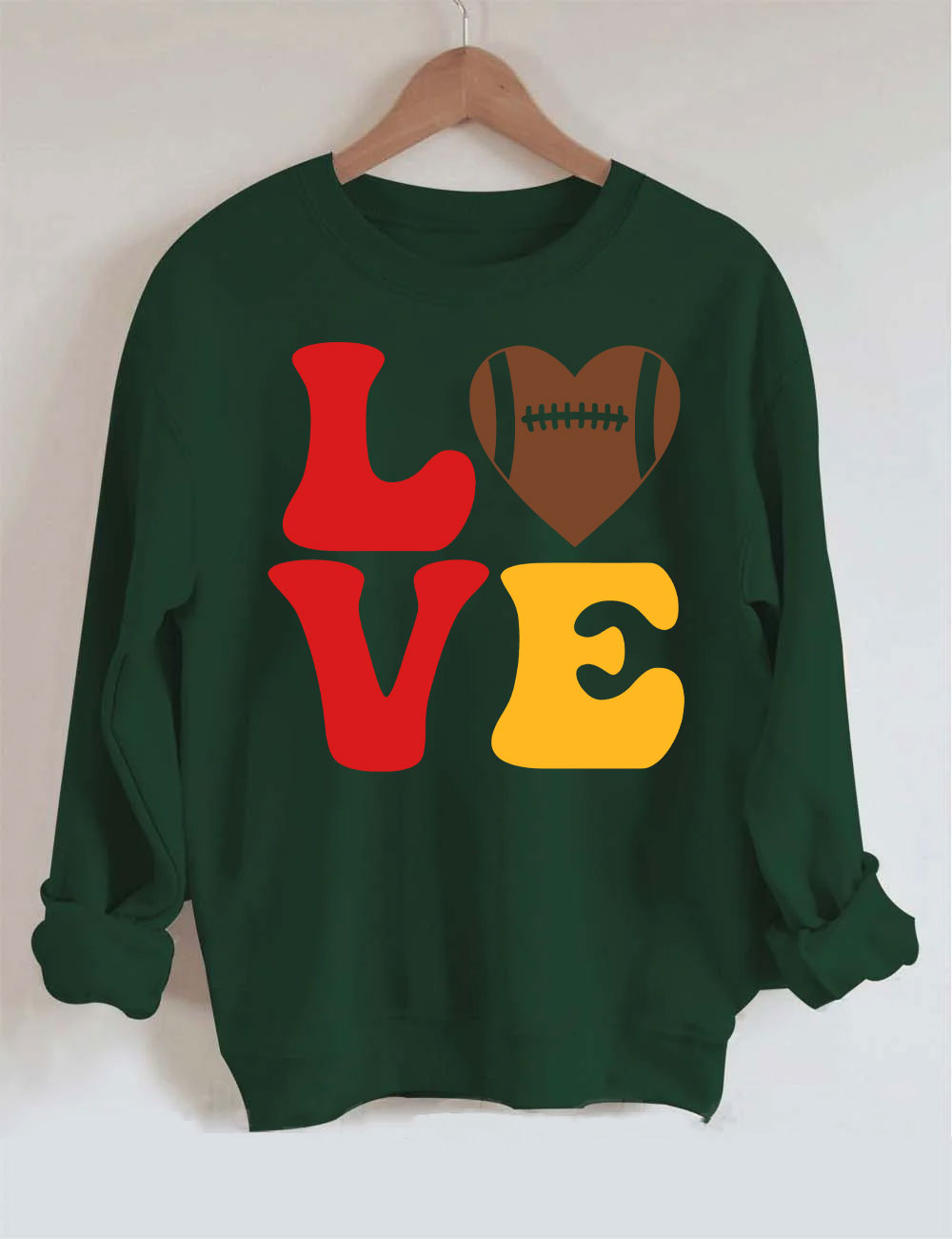Love Kansas City Chiefs Football Sweatshirt