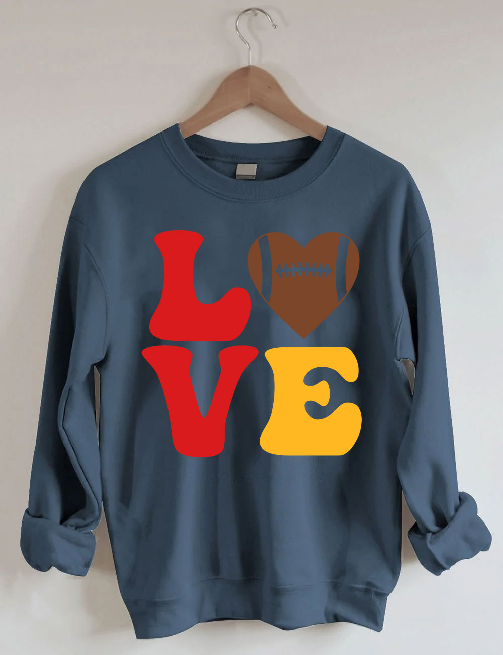 Love Kansas City Chiefs Football Sweatshirt