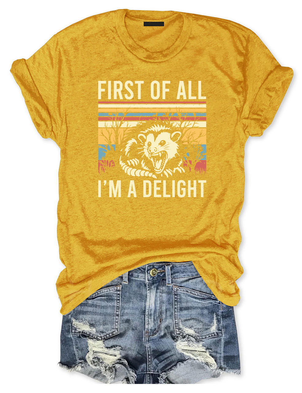 First of All, I'm a Delight T-shirt
