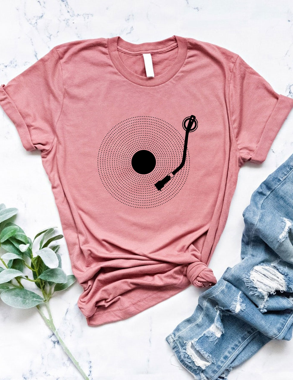 Vinyl Dots Funny T-Shirt