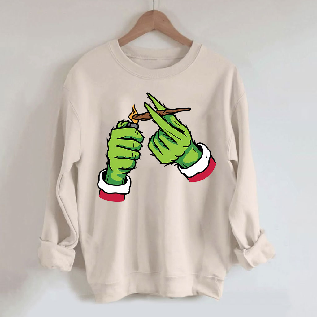 Pothead Christmas Sweatshirt