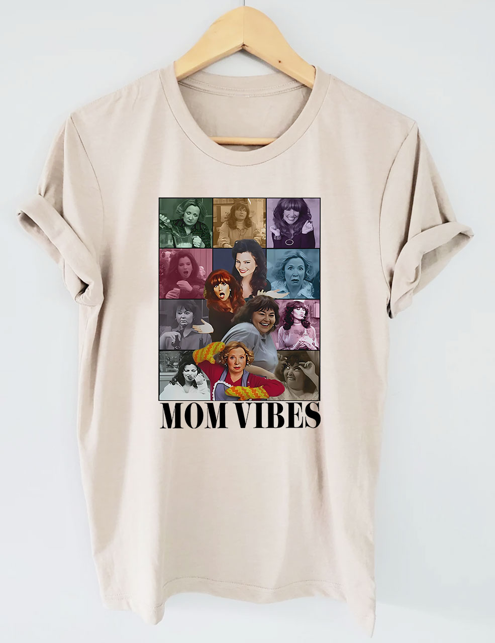 Retro 90��s Mom Vibes T-shirt