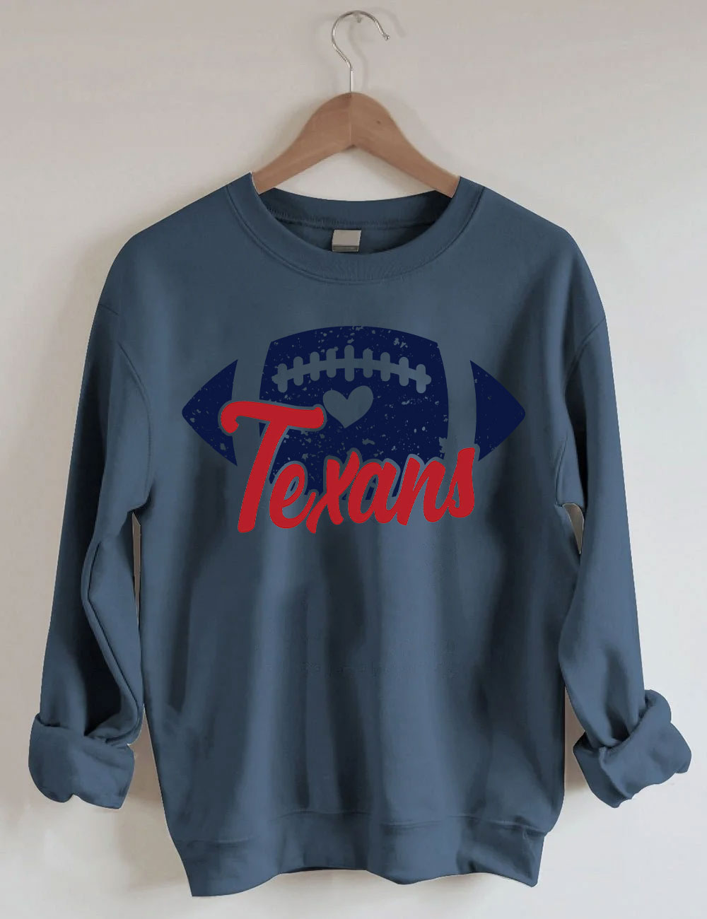 Love For Houston Texans Football Sweatshirt