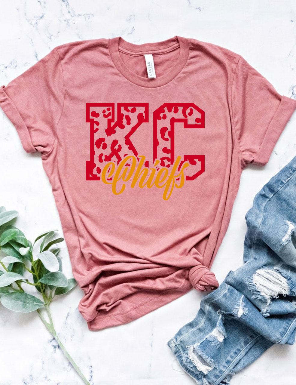 KC Chiefs Football T-Shirt