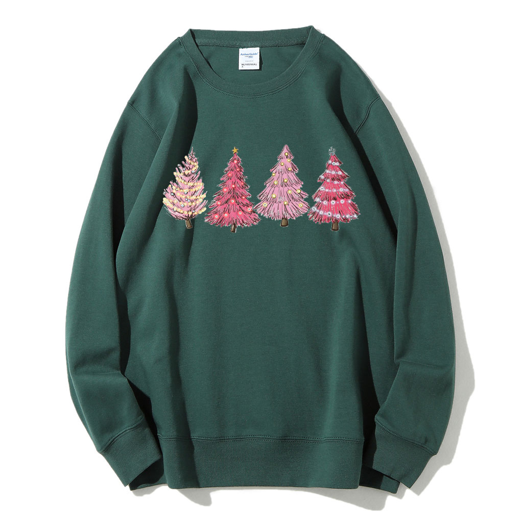 Pink Christmas Tree Sweatshirt