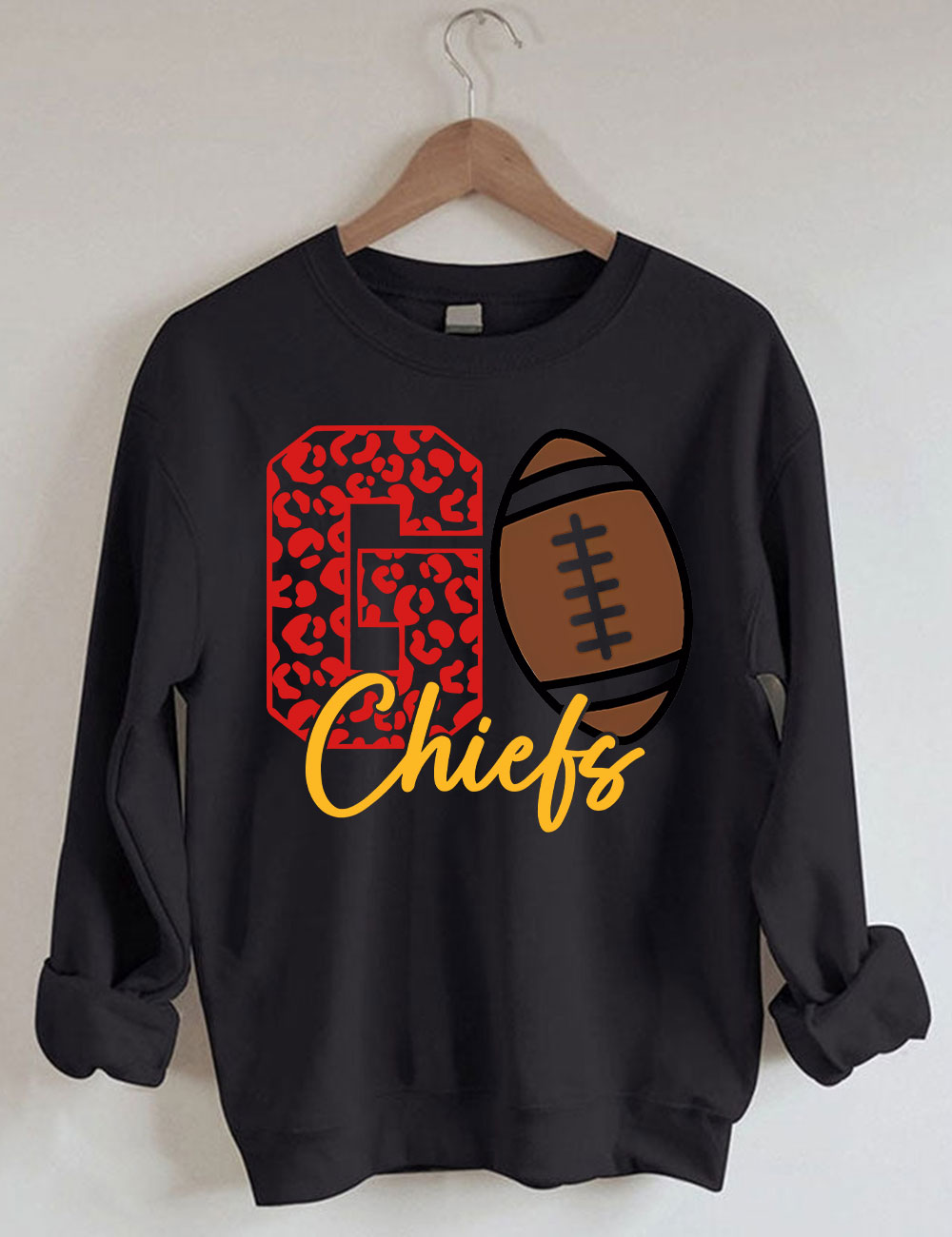 Go Chiefs Football Sweatshirt