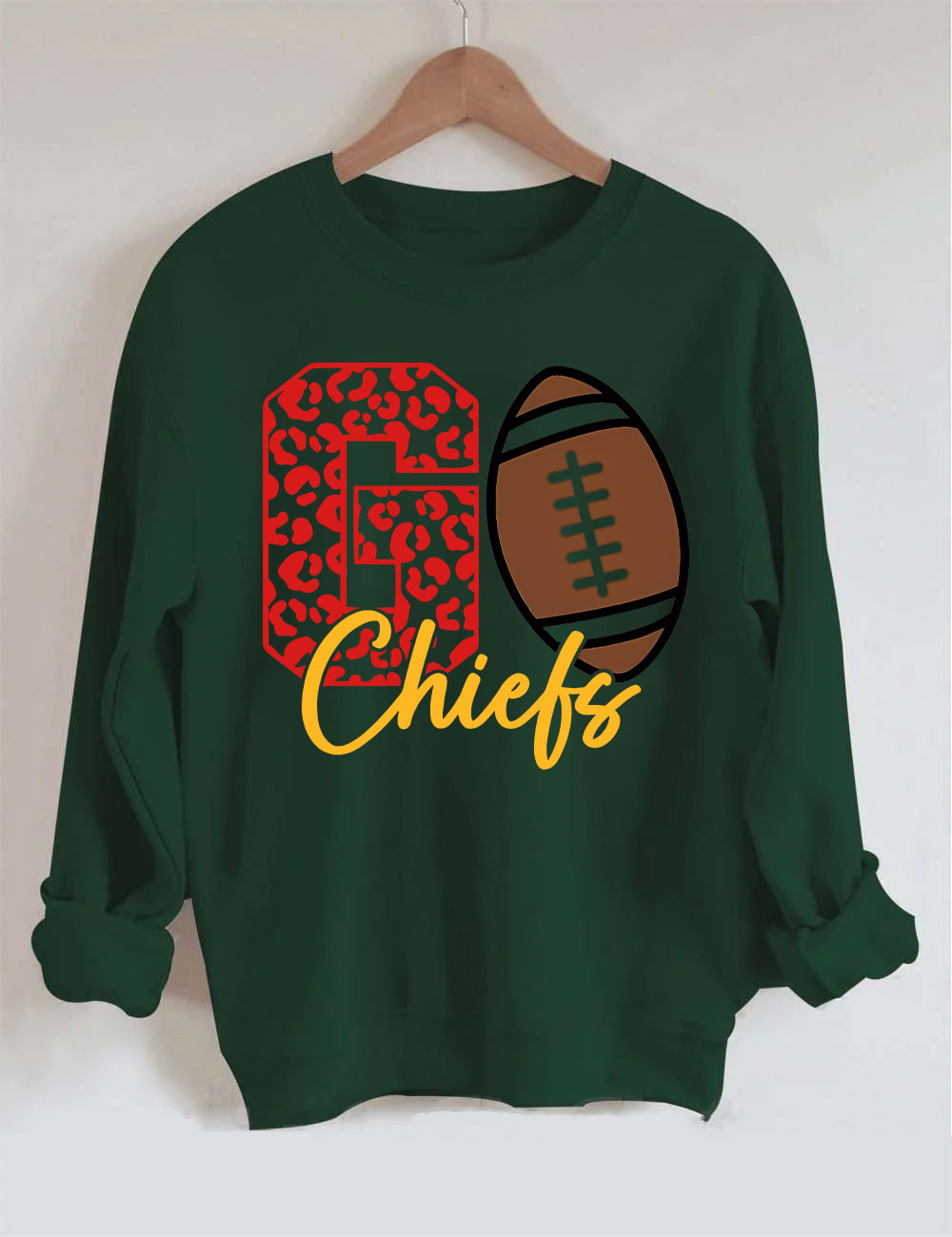 Go Chiefs Football Sweatshirt