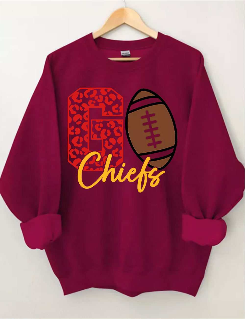 Go Chiefs Football Sweatshirt