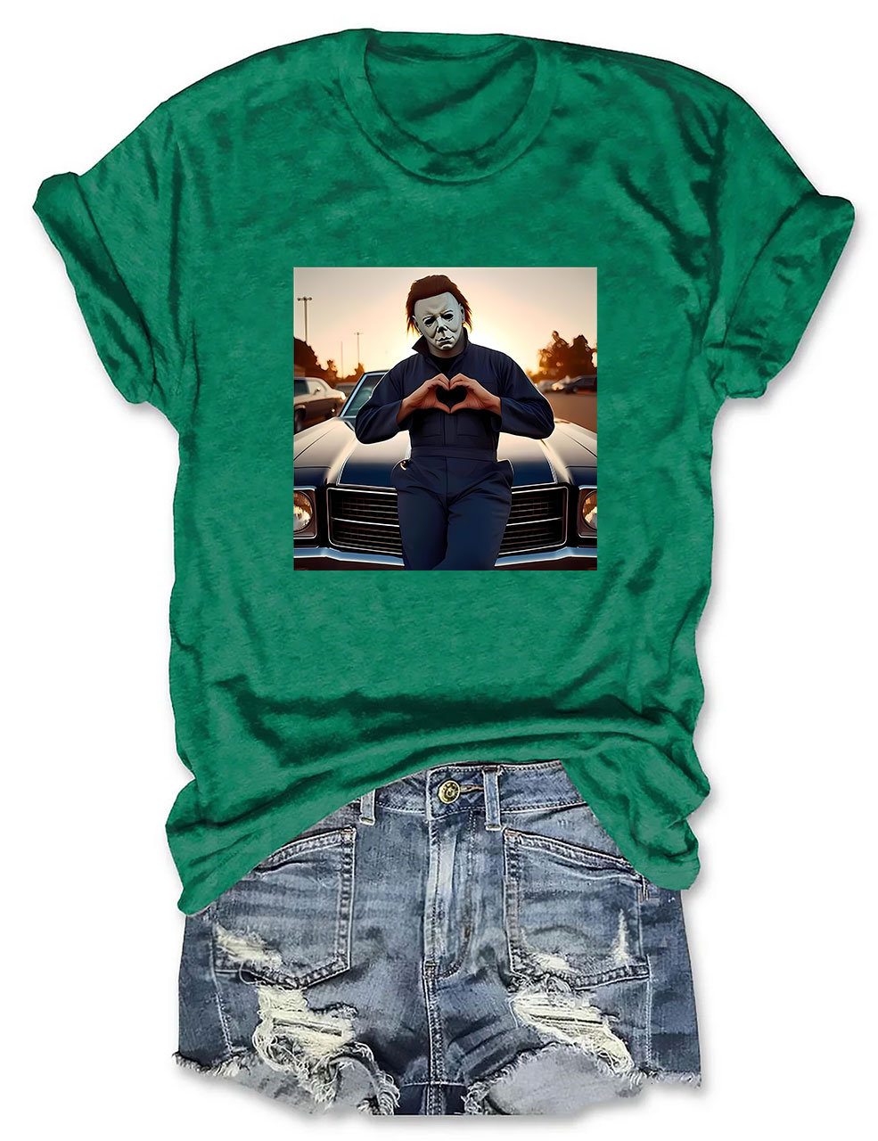 Vintage Horror Movie Funny T-shirt