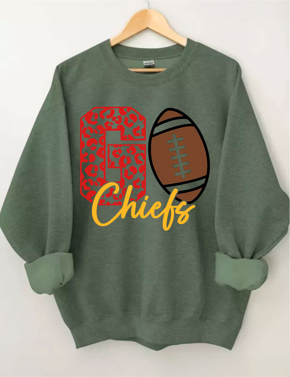 Go Chiefs Football Sweatshirt