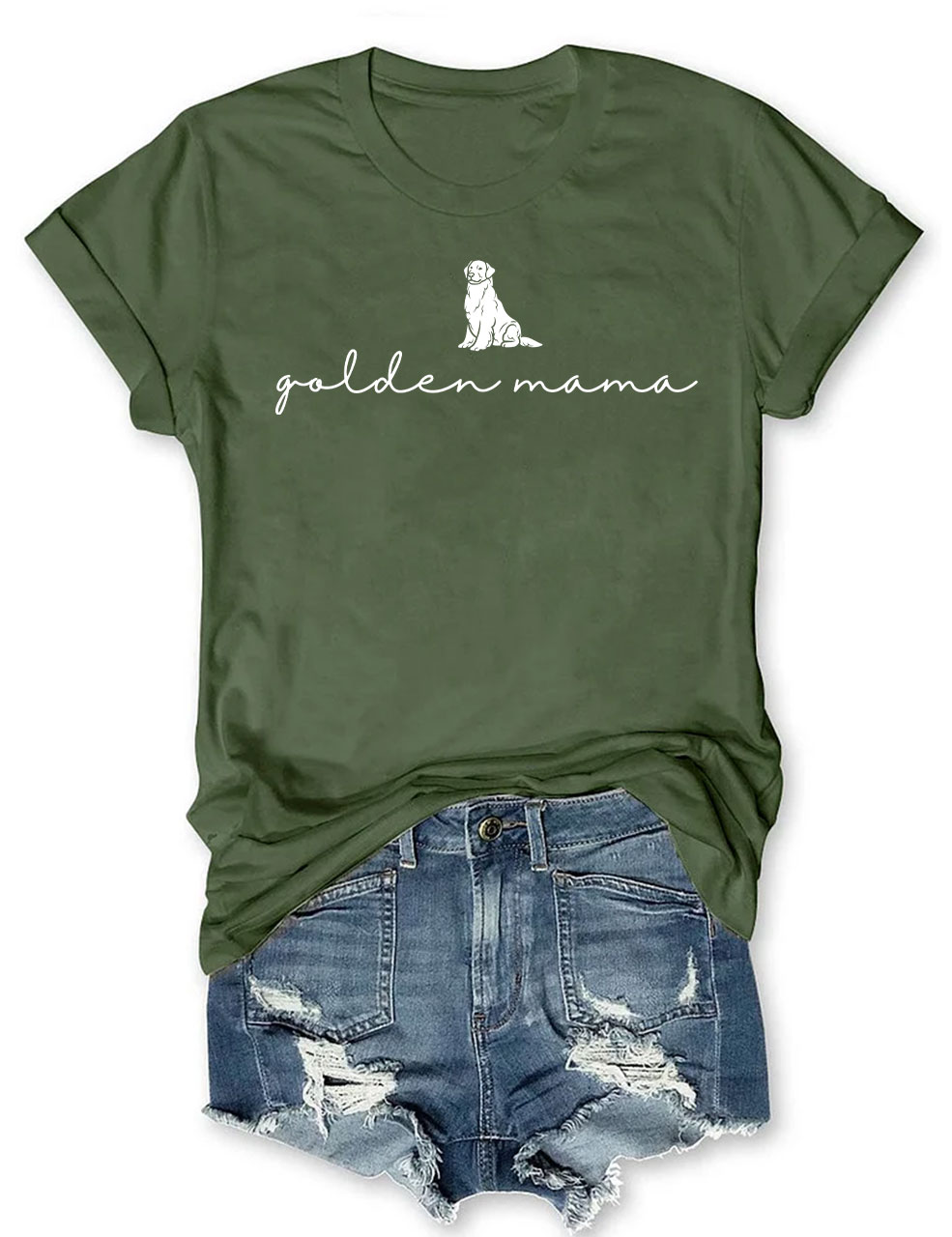 Golden Mom Golden Retriever T-shirt