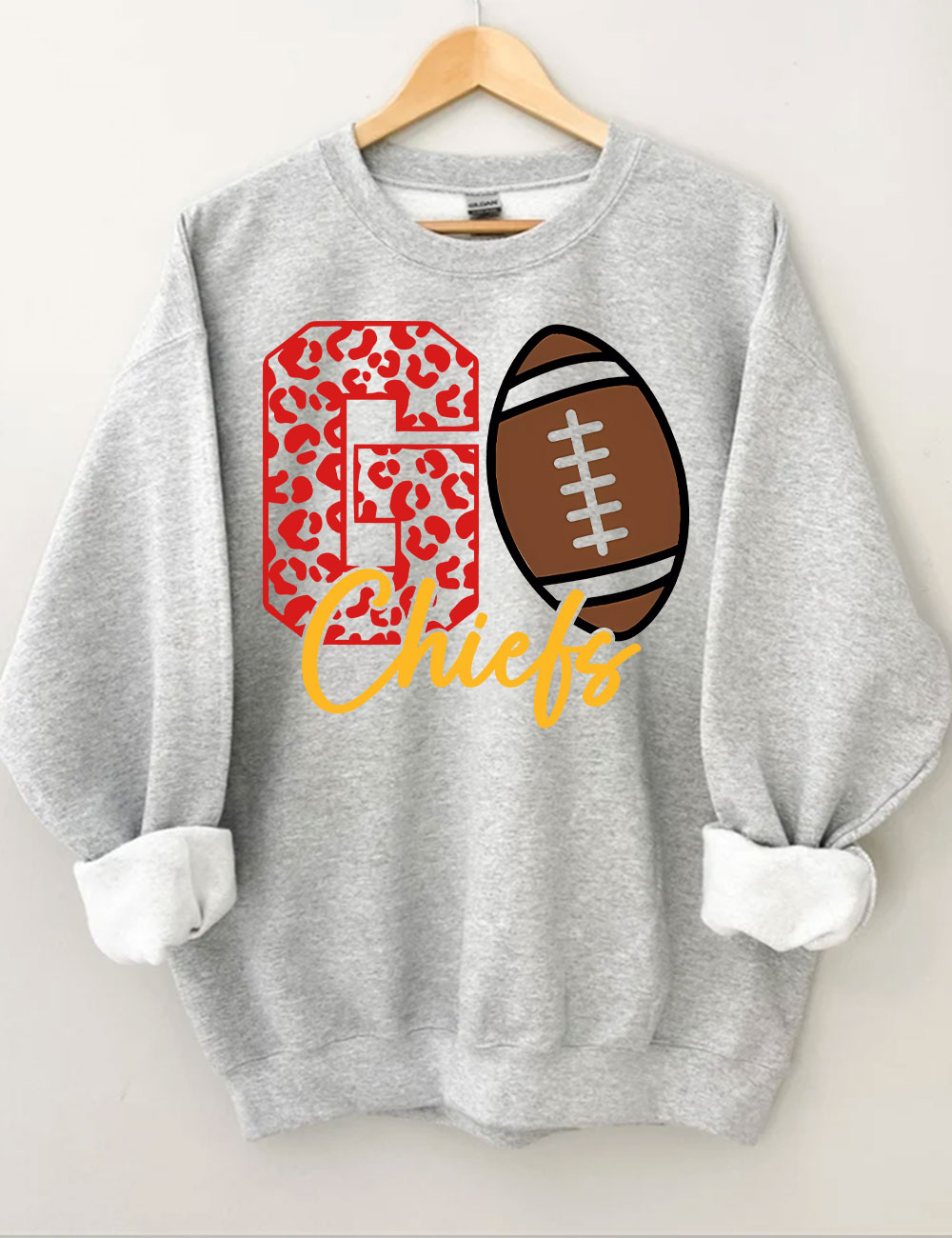 Go Chiefs Football Sweatshirt
