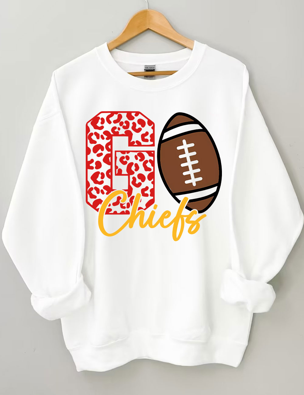 Go Chiefs Football Sweatshirt