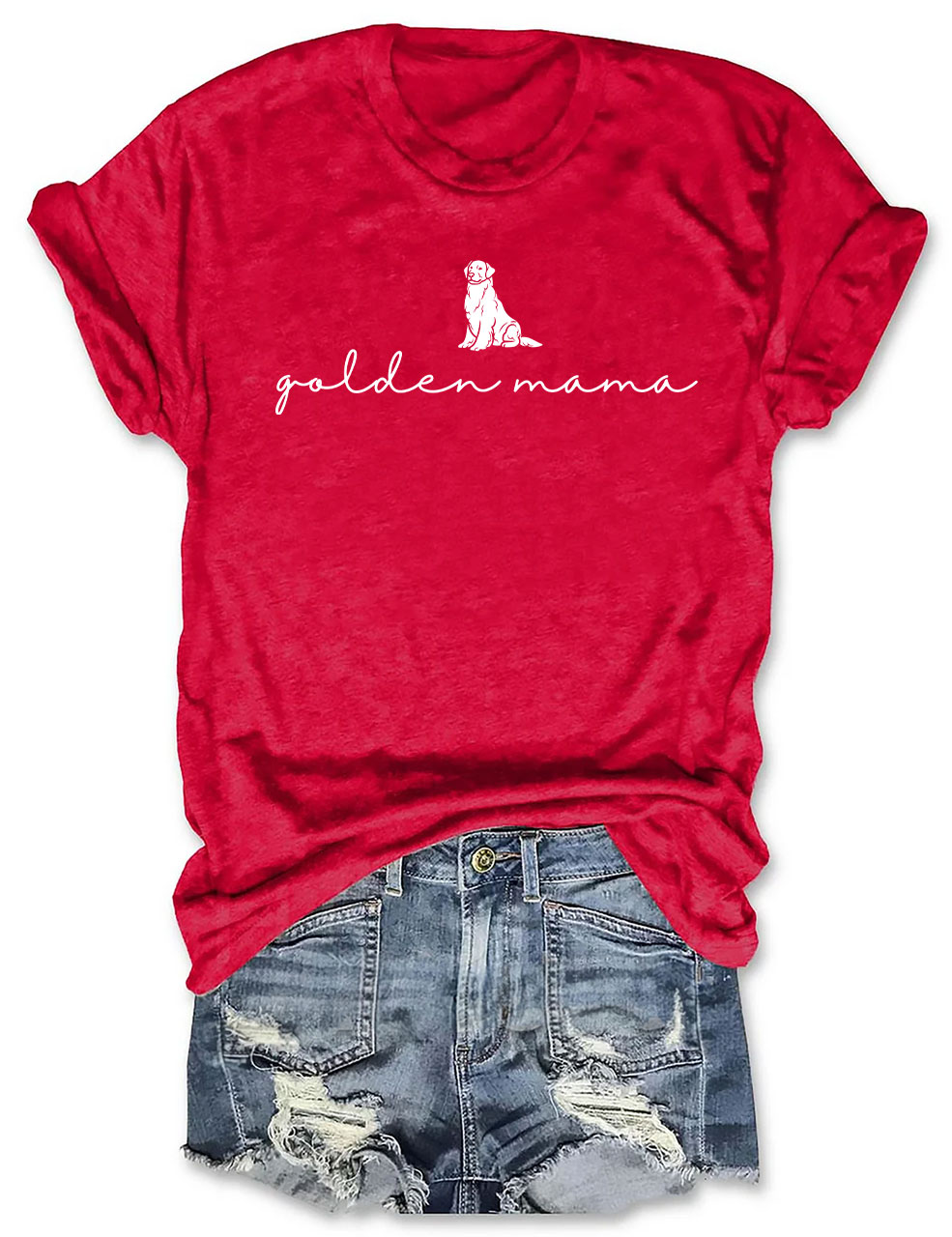 Golden Mom Golden Retriever T-shirt