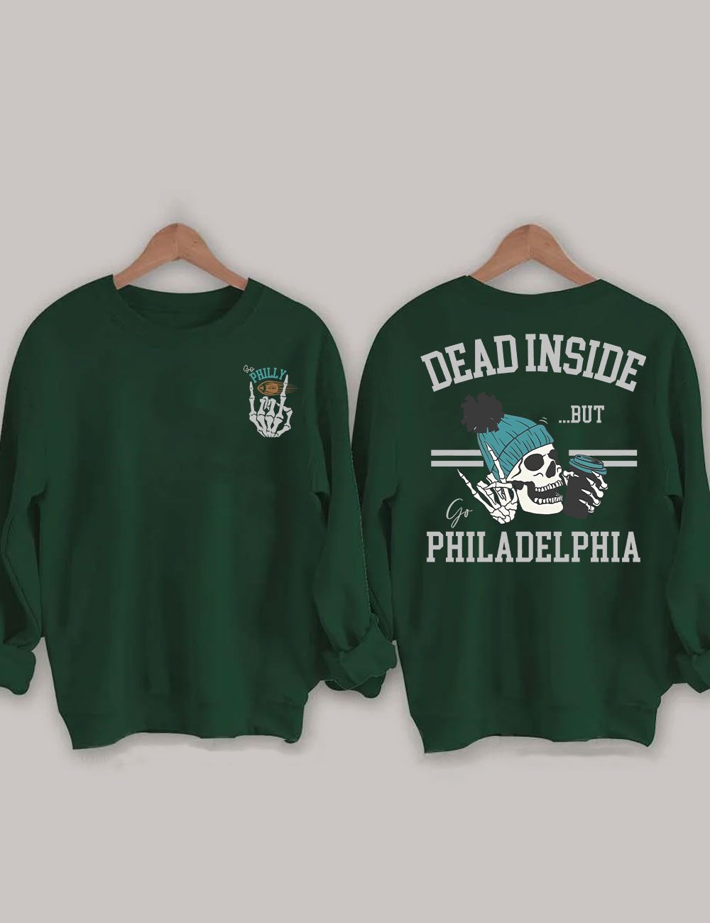 Dead Inside Philadelphia Football Sweatshirt