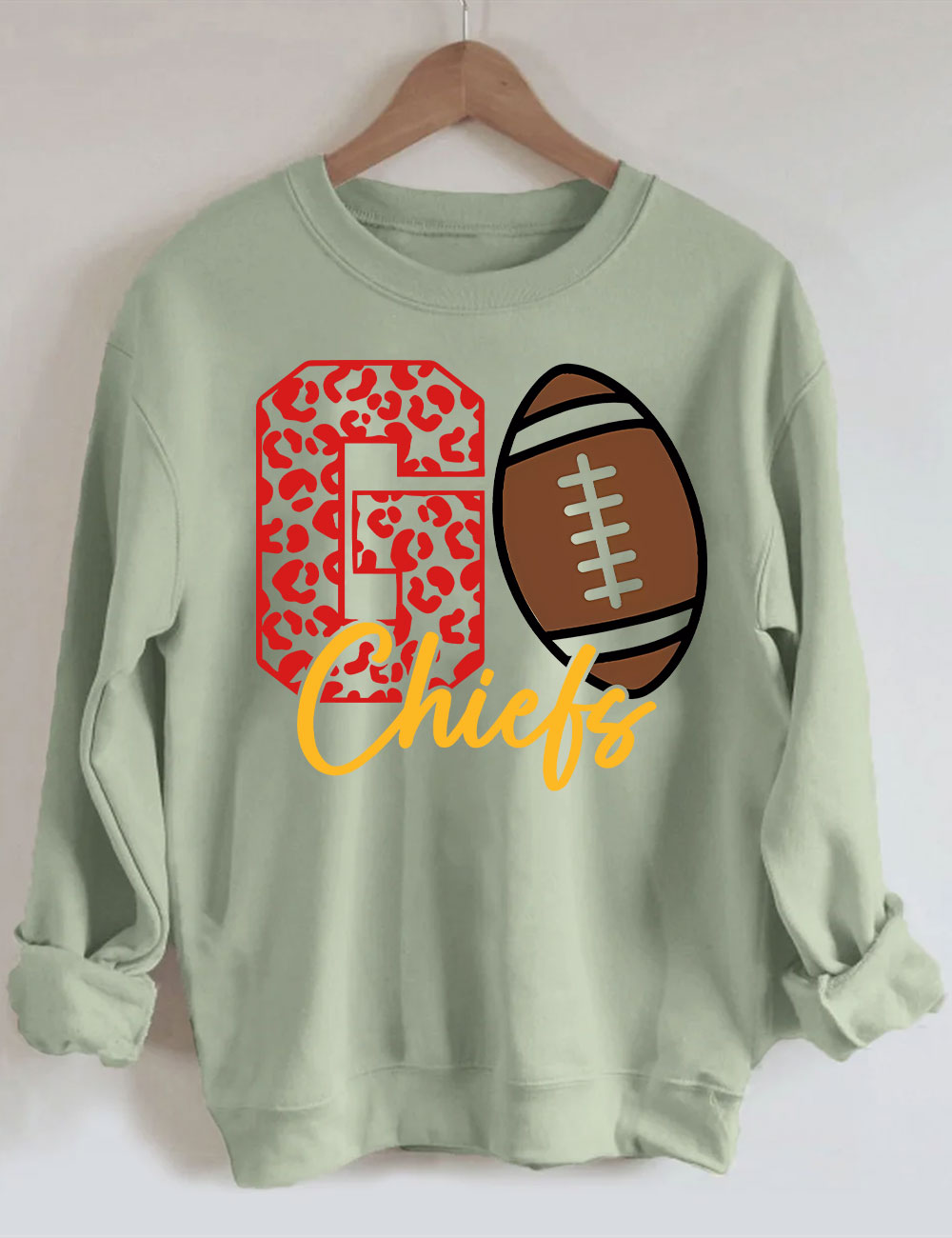 Go Chiefs Football Sweatshirt