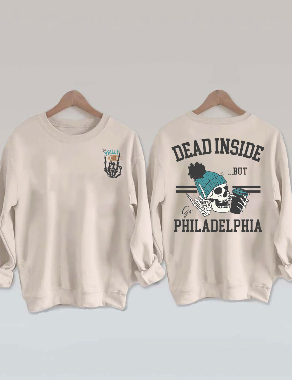 Dead Inside Philadelphia Football Sweatshirt