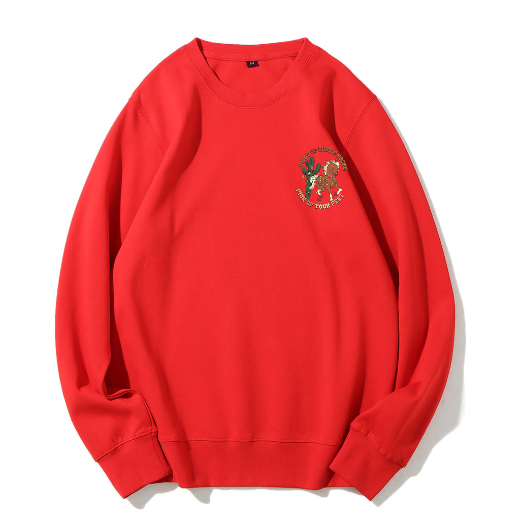 Giddy up Jingle Horse Pick Up Your Feet Christmas Sweatshirt