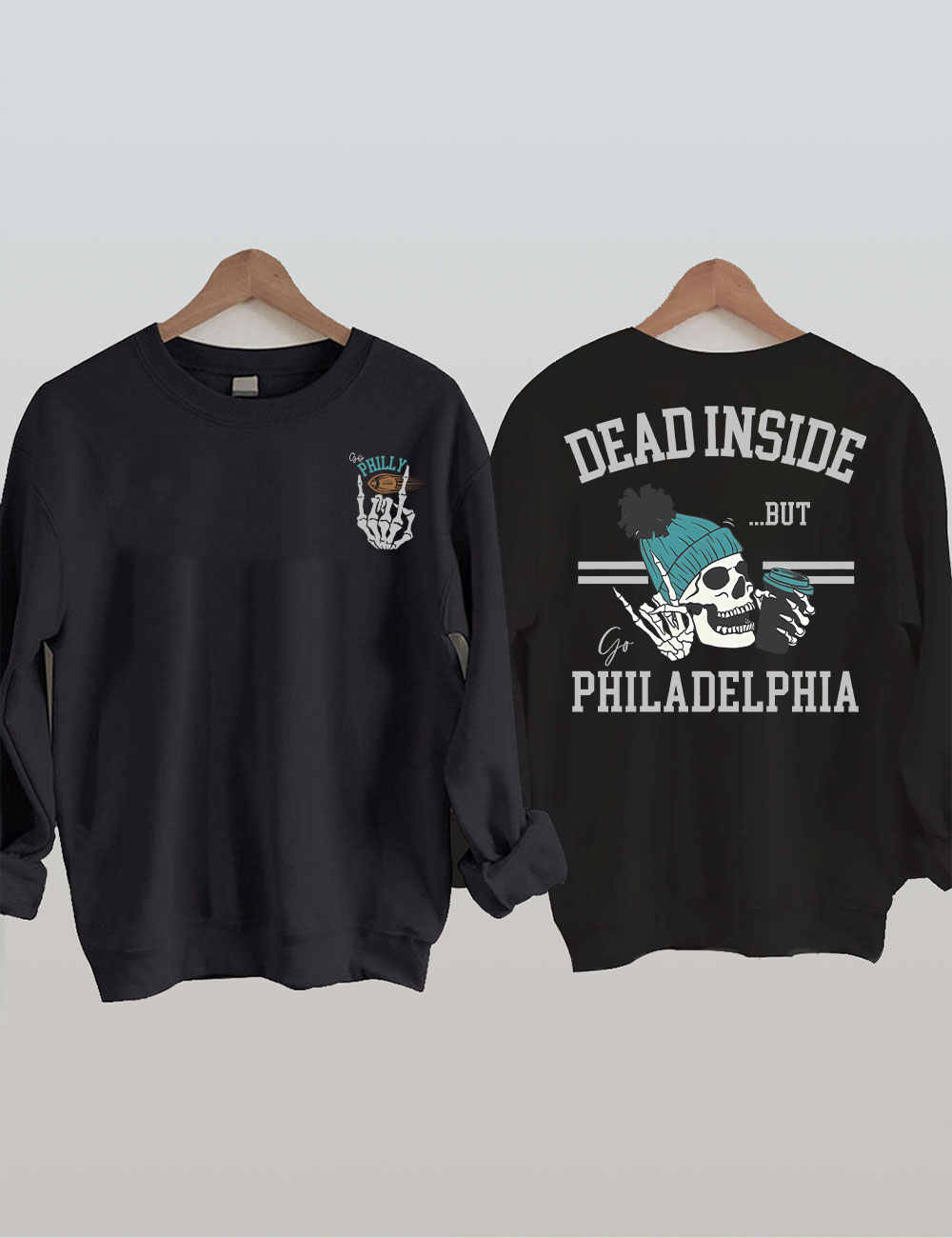 Dead Inside Philadelphia Football Sweatshirt