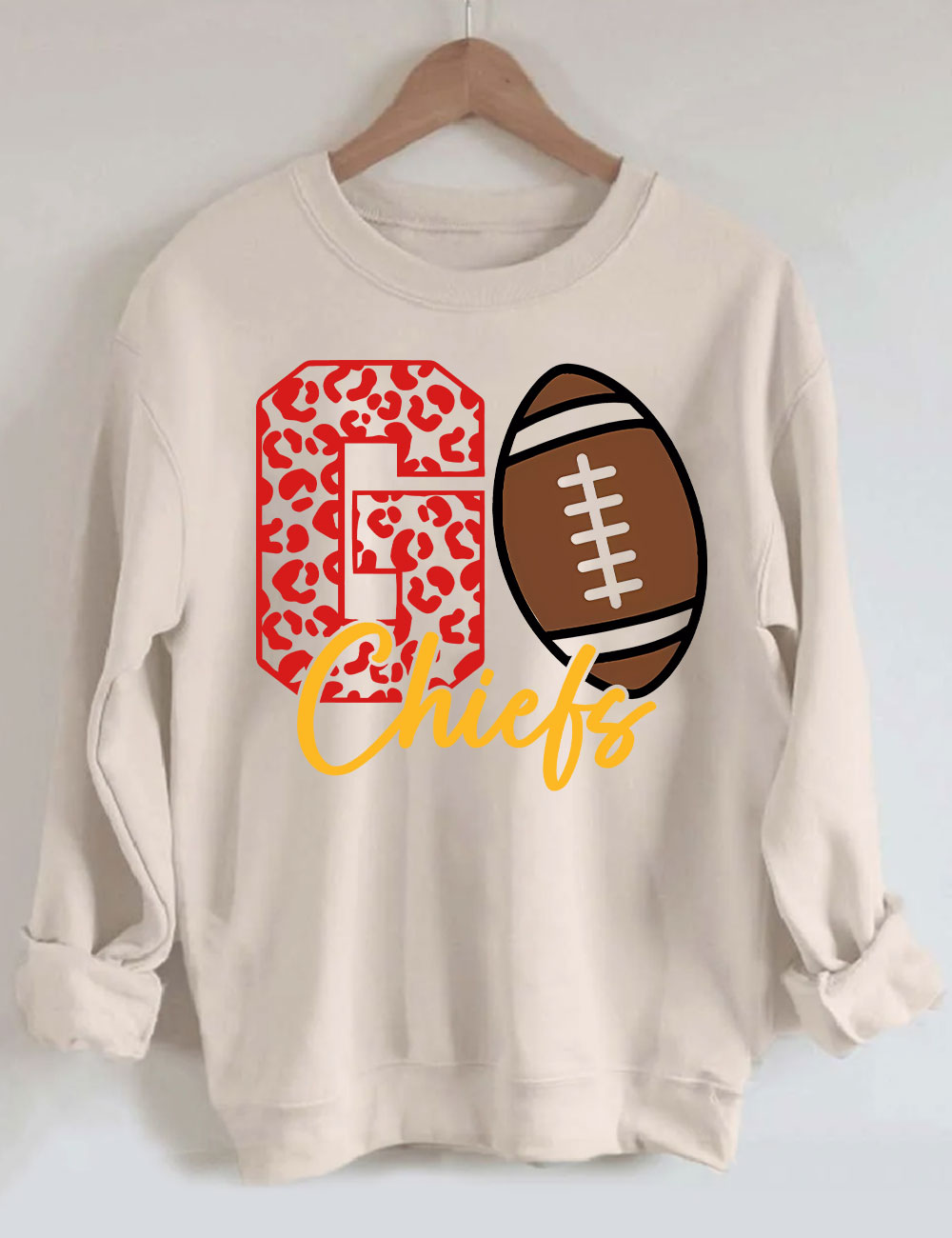Go Chiefs Football Sweatshirt