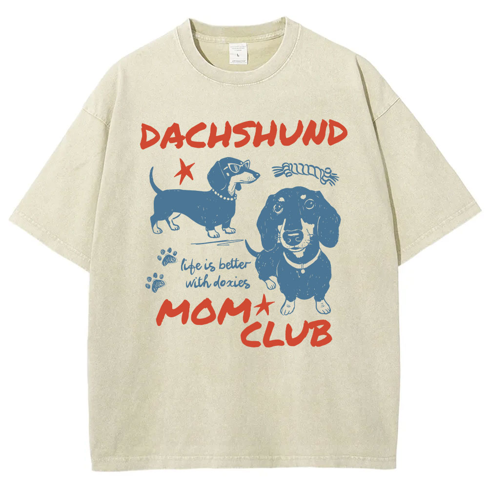 Coke Zero and Dachshund Club Washed T-shirt