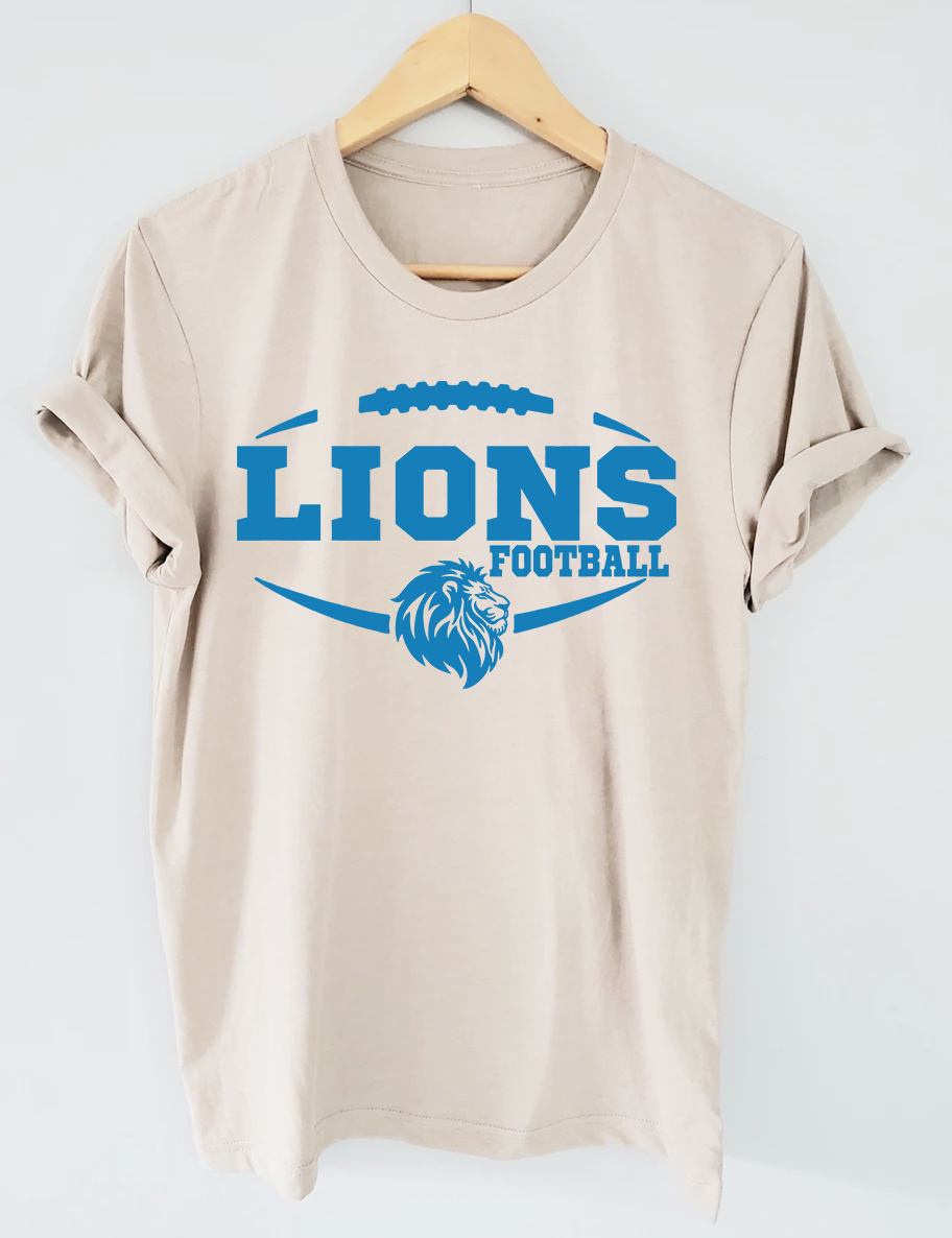 Lions logo  Football T-Shirt