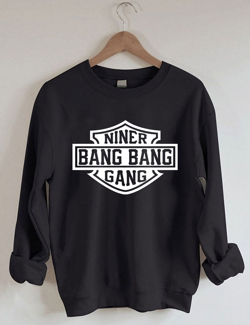 Bang Bang Niner Gang Football Sweatshirt