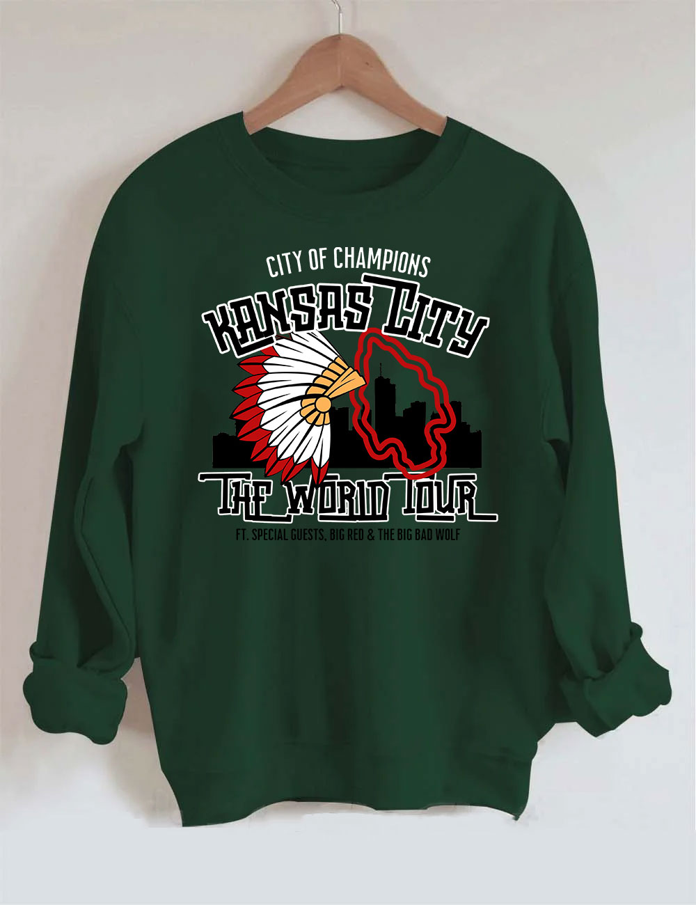 Kansas City WORLD TOUR Football Sweatshirt