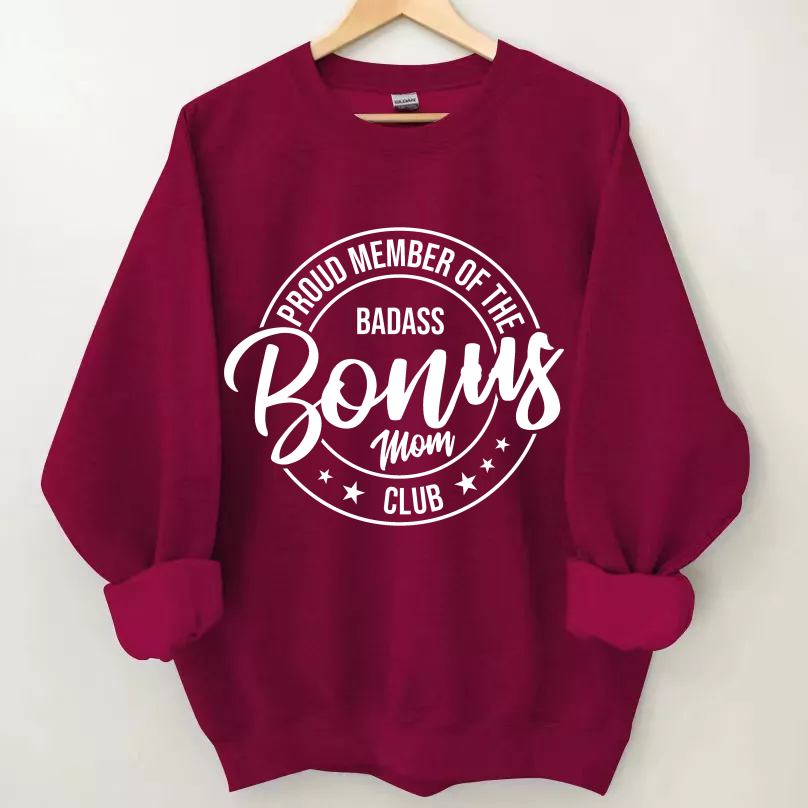 Bonus Mom Club Sweatshirt-Shehaha