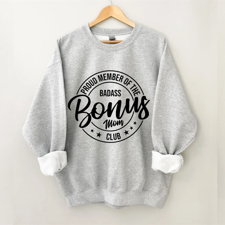 Bonus Mom Club Sweatshirt-Shehaha