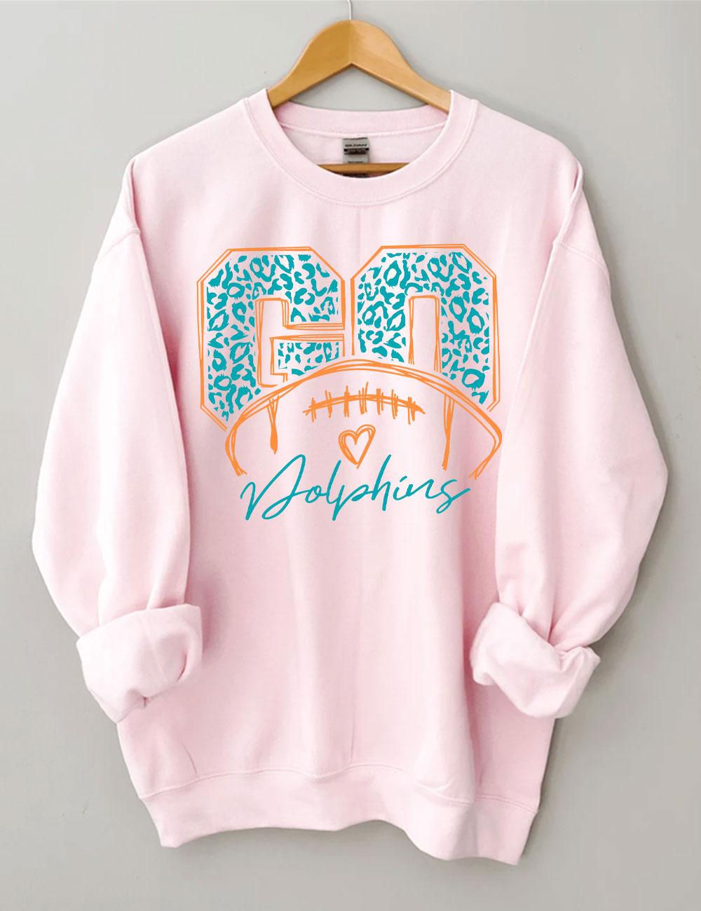 Go Dolphins Football Sweatshirt