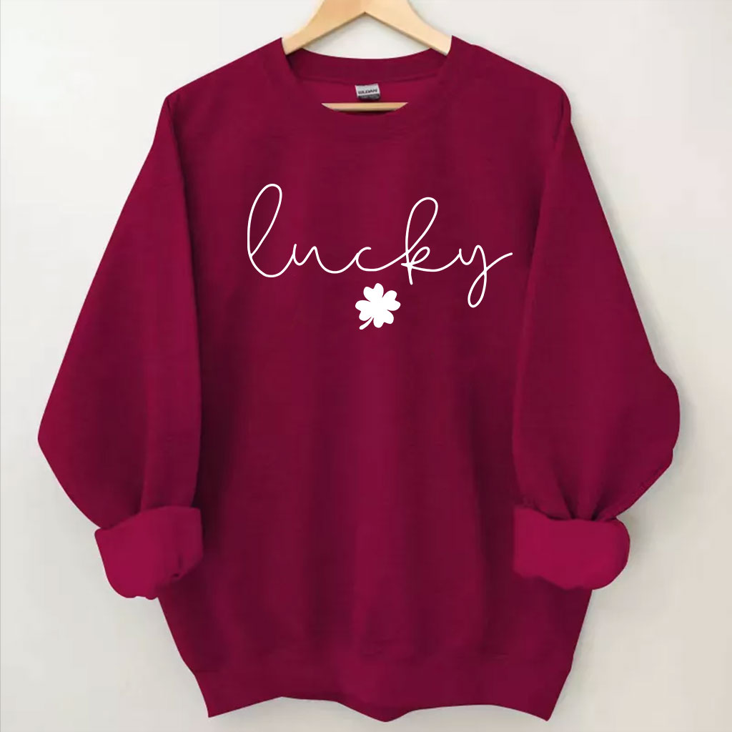 St Patricks Day Lucky Sweatshirt