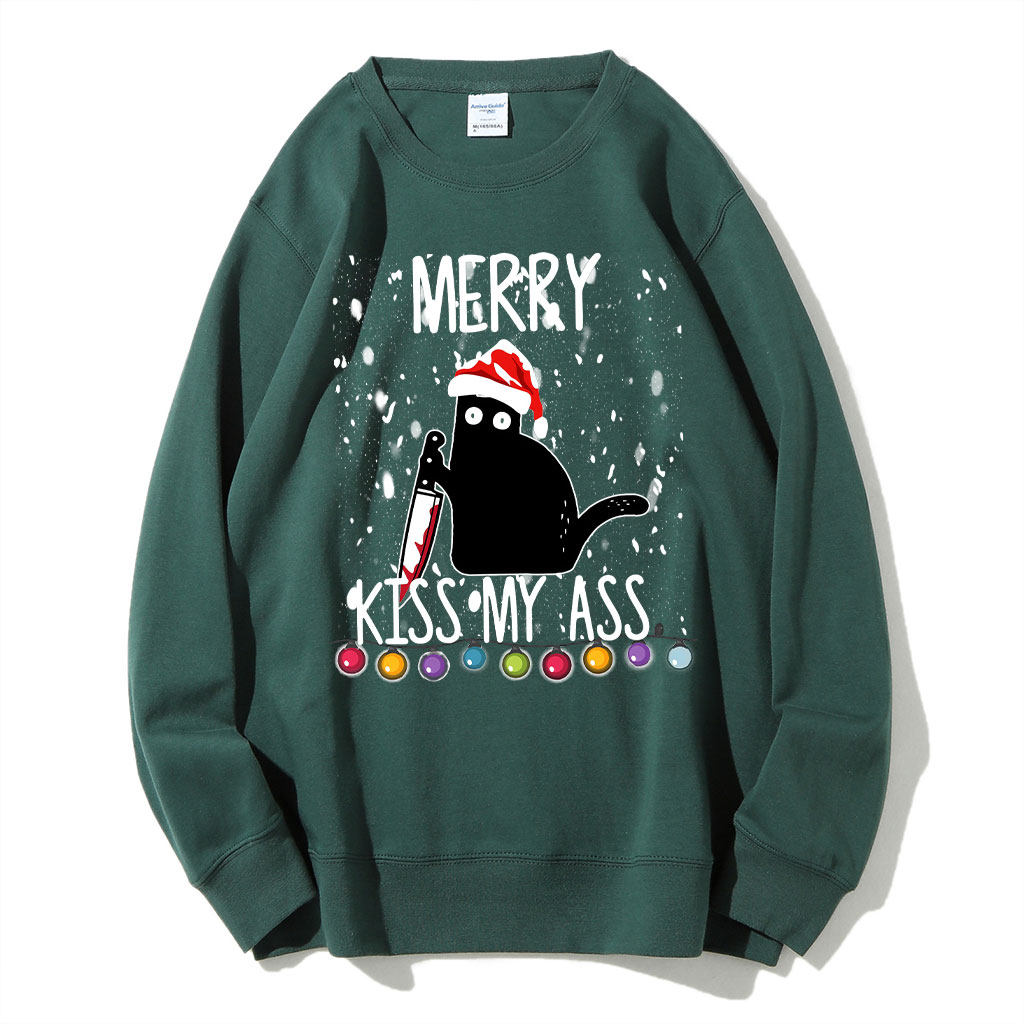 Black Cat Christmas Sweatshirt