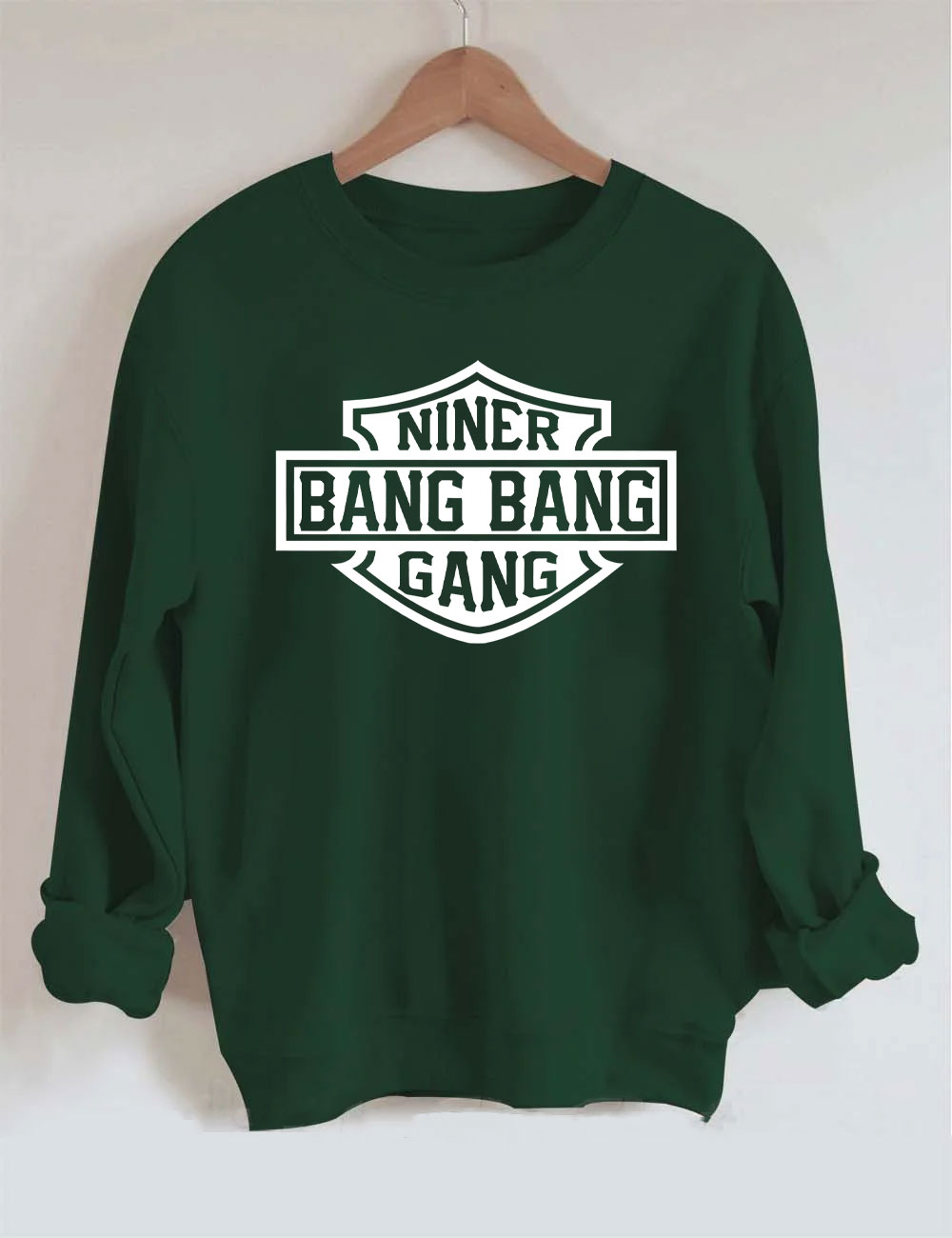 Bang Bang Niner Gang Football Sweatshirt