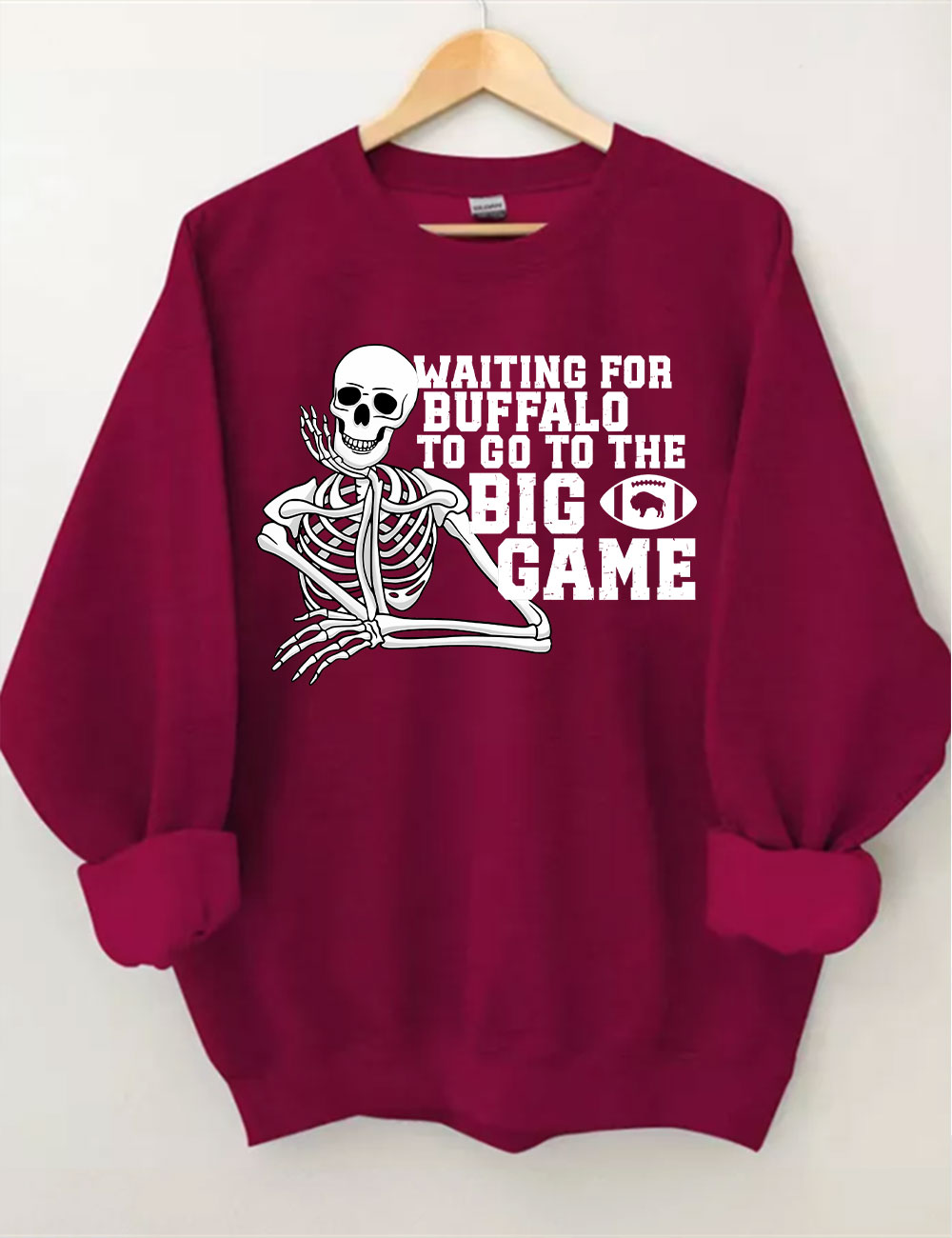 Waiting For Buffalo To Go To The Big Football Game Sweatshirt