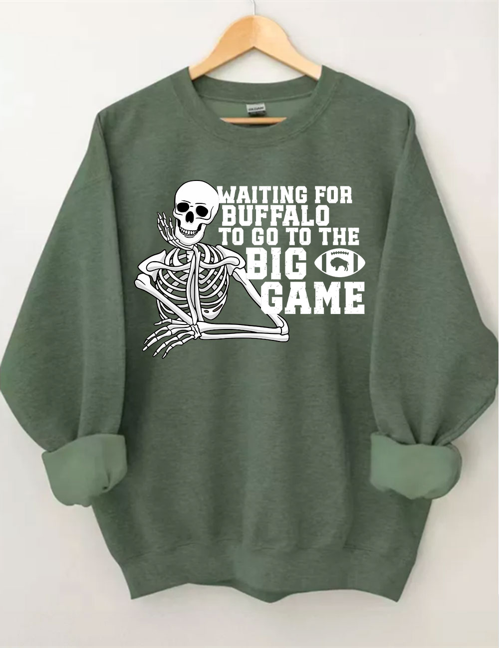 Waiting For Buffalo To Go To The Big Football Game Sweatshirt