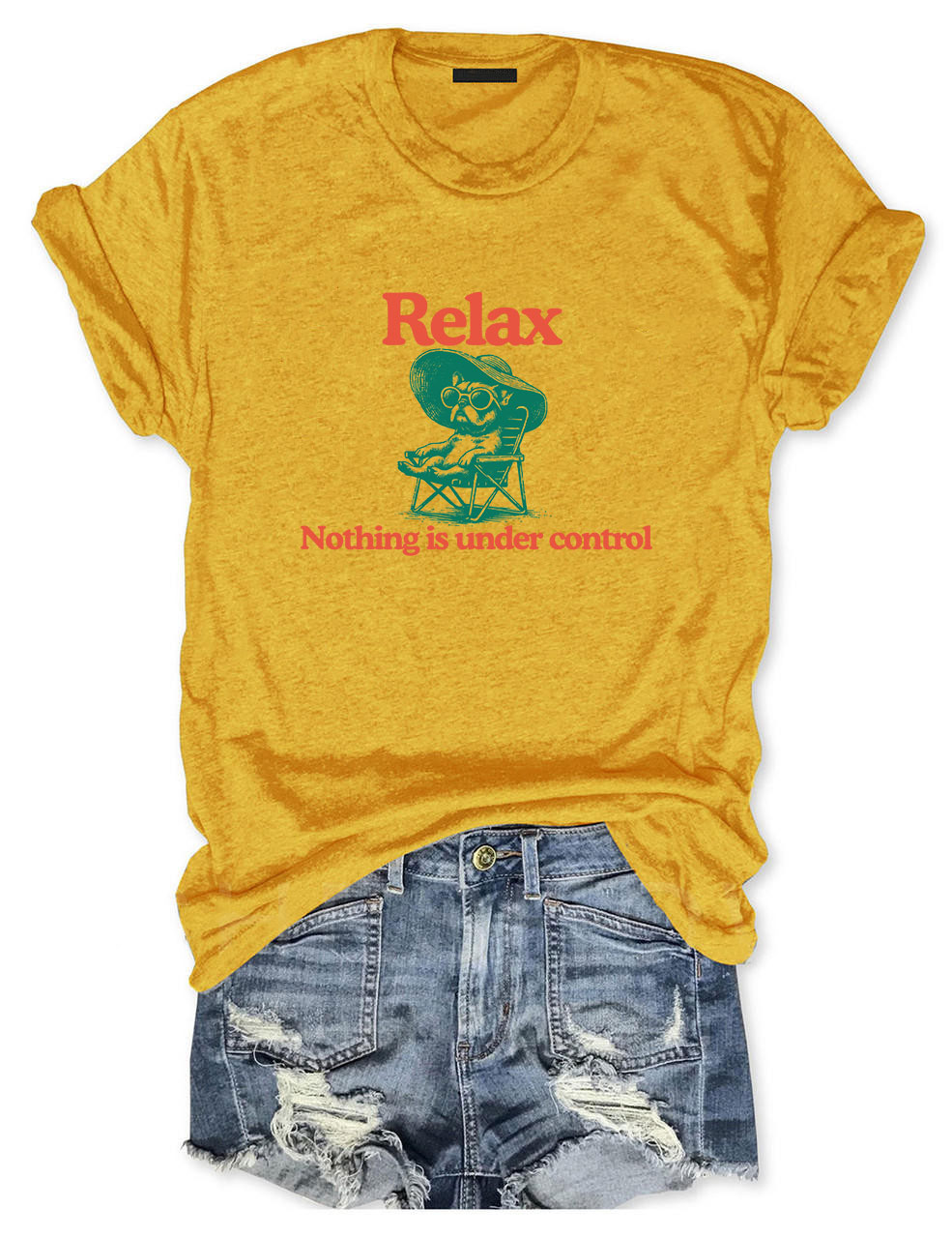 Relax Summer French Bulldog T-shirt