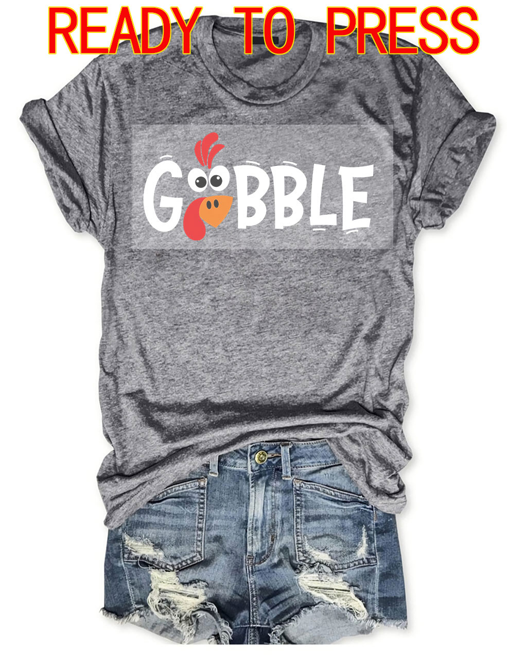 Gobble Gobble Thanksgiving DTF Heat Transfer