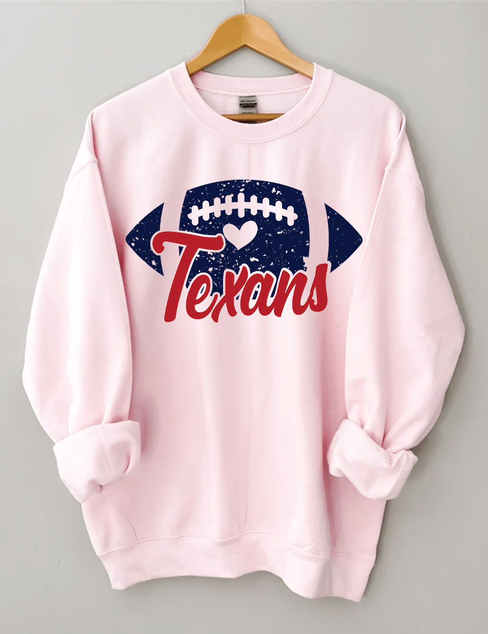 Love For Houston Texans Football Sweatshirt