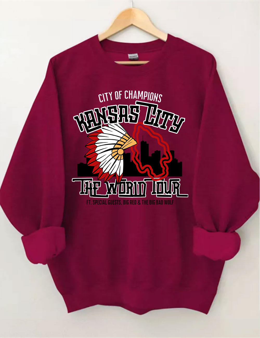 Kansas City WORLD TOUR Football Sweatshirt