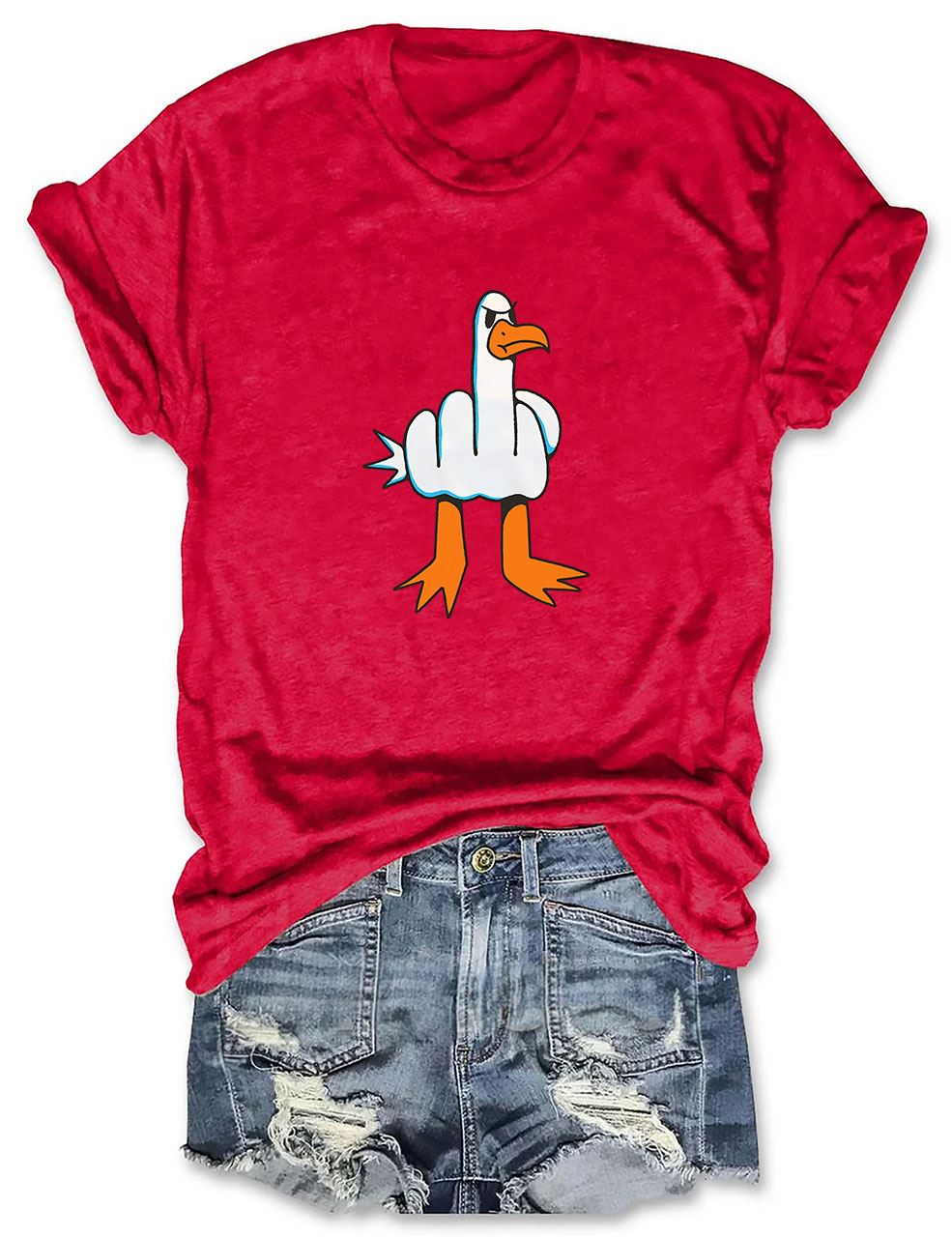 Rude Seagull Funny T-Shirt