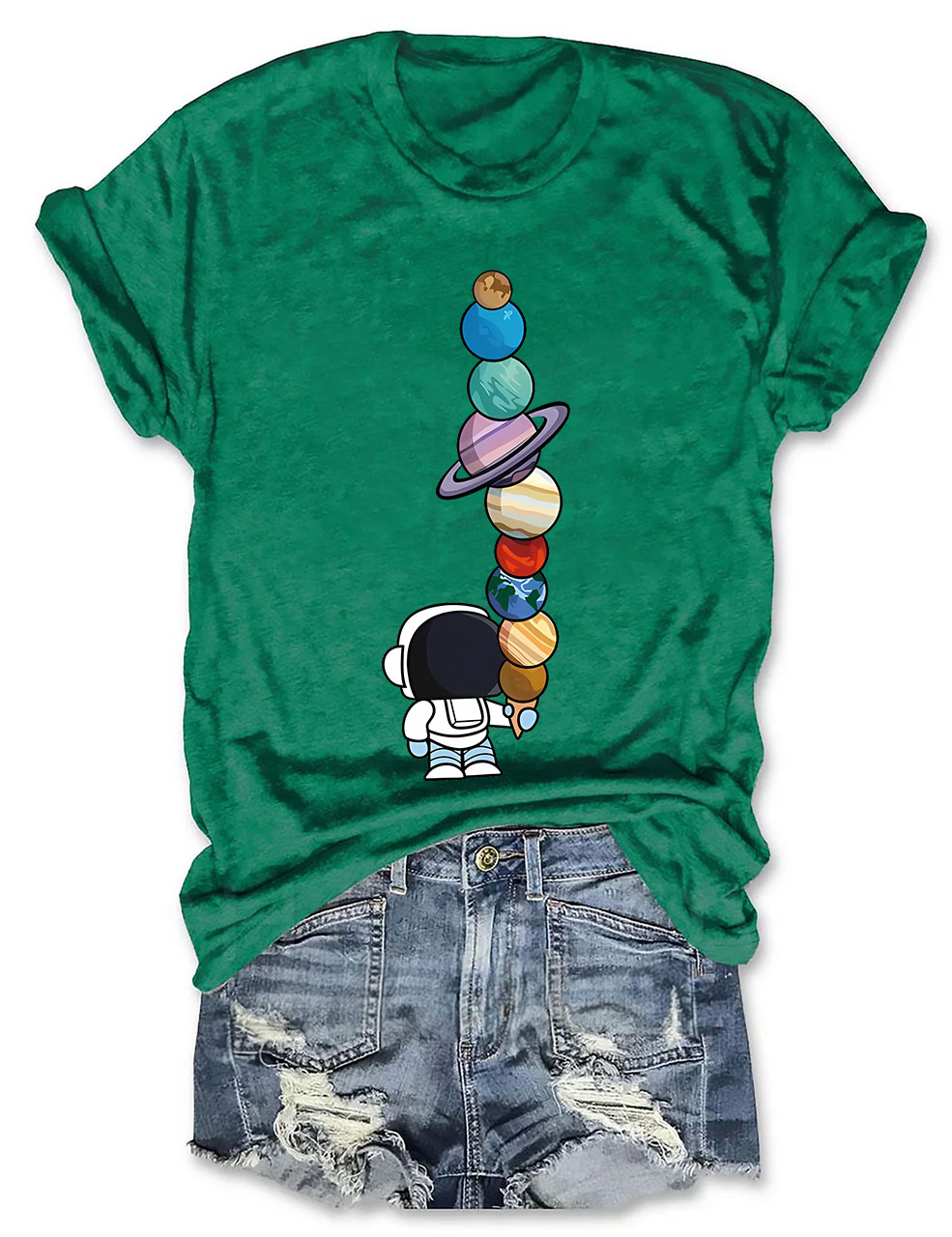 Astronaut and Planet T-shirt