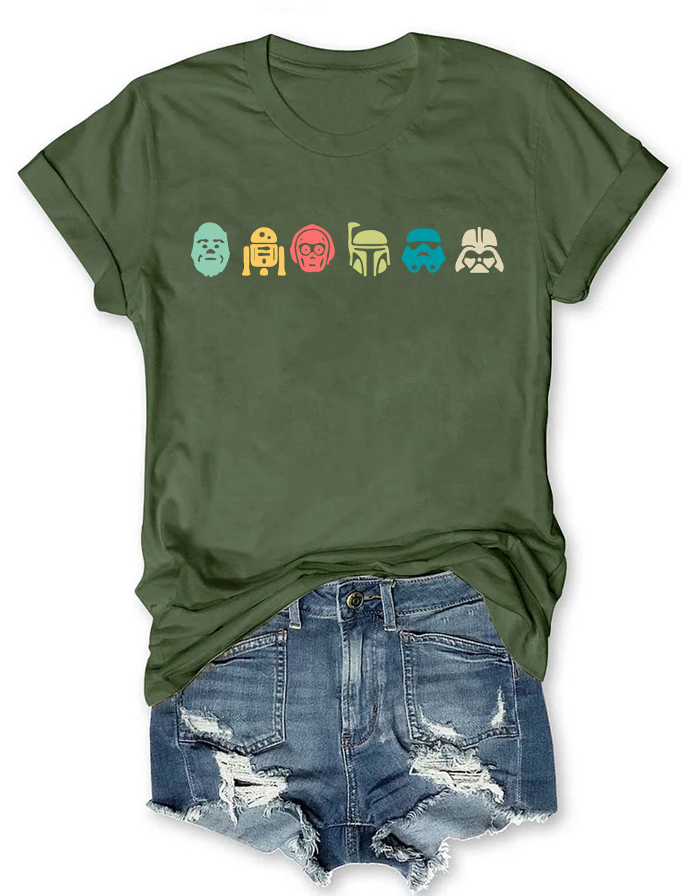 Star Wars Head Funny T-shirt