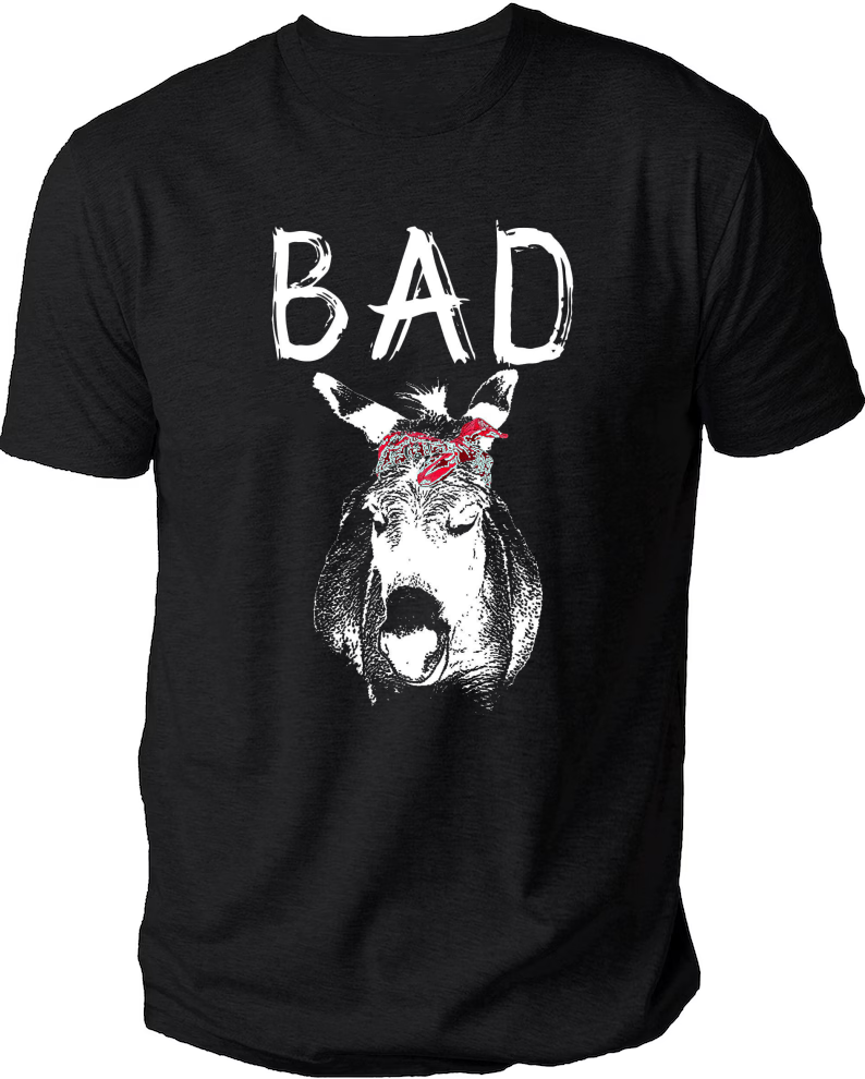 Funny Bad Ass Donkey T-shirt