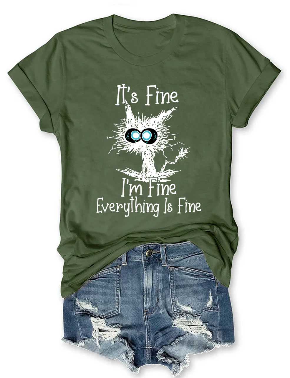 It's Fine I'm Fine Everything Is Fine T-shirt