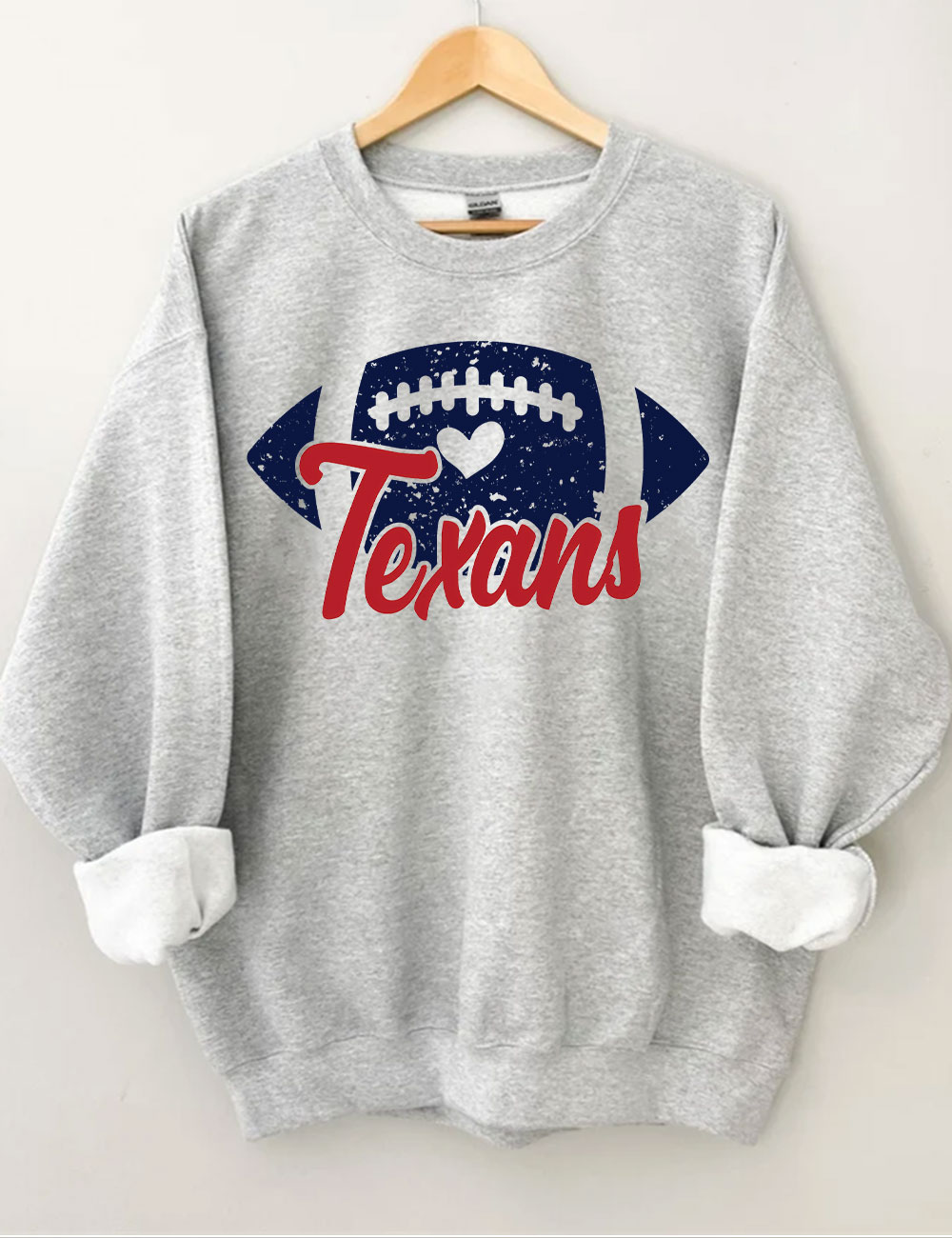 Love For Houston Texans Football Sweatshirt
